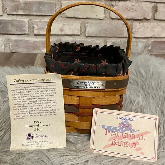 Longaberger | Accents | Longaberger Inaugural Basket | Poshmark Longaberger | Accents | Longaberger Inaugural Basket | Poshmark